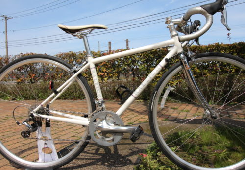 ラレーロードバイクレディースレンタサイクル準備OK。小柄な方でも